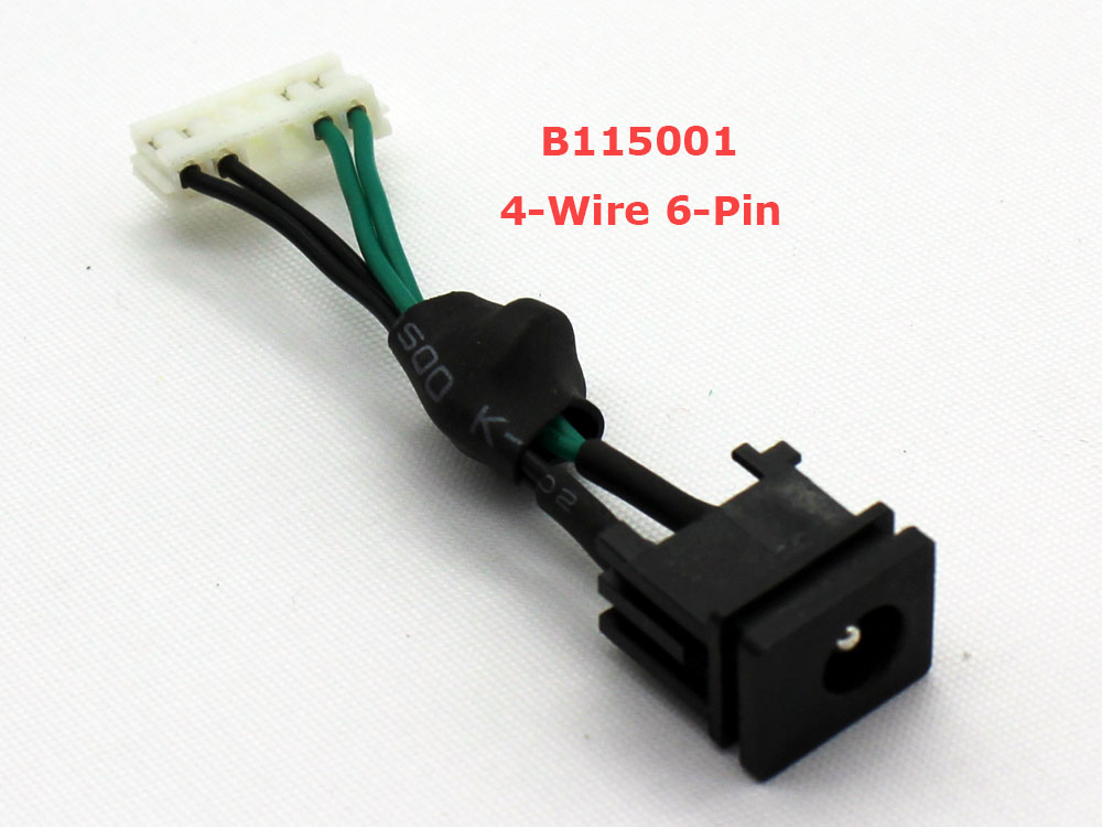 (image for) Toshiba Qosmio F40 F45 F45-AV410 F45-AV411 F45-AV411B F45-AV412 F45-AV413 F45-AV423 F45-AV425 V000929800 V000928070 AC DC Power Jack Socket Connector Charging Port DC IN Cable Wire Harness